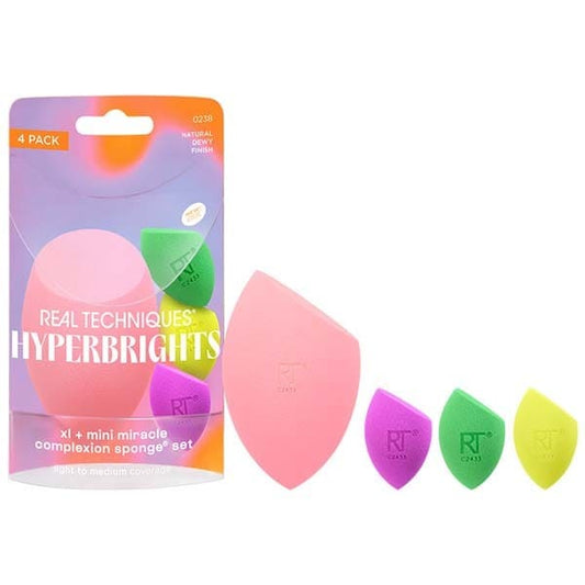 Real Techniques Hyperbrights Xl - Mini Miracle Sponge Set