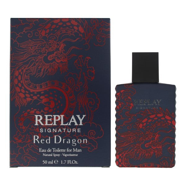 Replay Signature Red Dragon For Man Eau De Toilette 50Ml