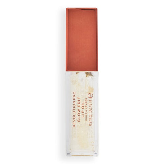 Revolution Pro Glow Edit Shimmer Lip Oil Touch Clear