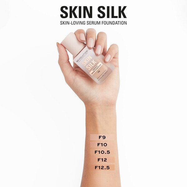 Revolution Skin Silk Serum Foundation F10