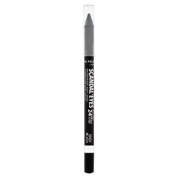 Rimmel Scandal'Eyes Waterproof Kohl Eyeliner, Black, 1.3G