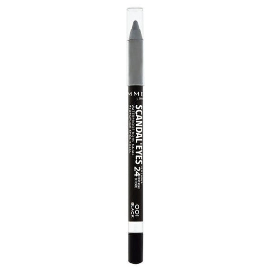 Rimmel Scandal'Eyes Waterproof Kohl Eyeliner, Black, 1.3G