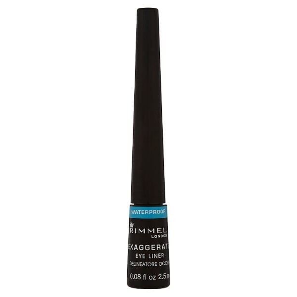 Rimmel Exaggerate Waterproof Liquid Eye Liner Black