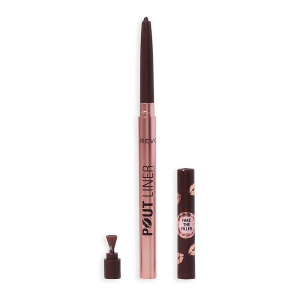 Revolution Pout Bomb Plumping Lip Liner Espresso Cool Brown