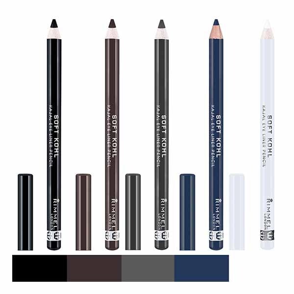 Rimmel Soft Kohl Kajal Eyeliner Pencil, Sable Brown, 1.2G