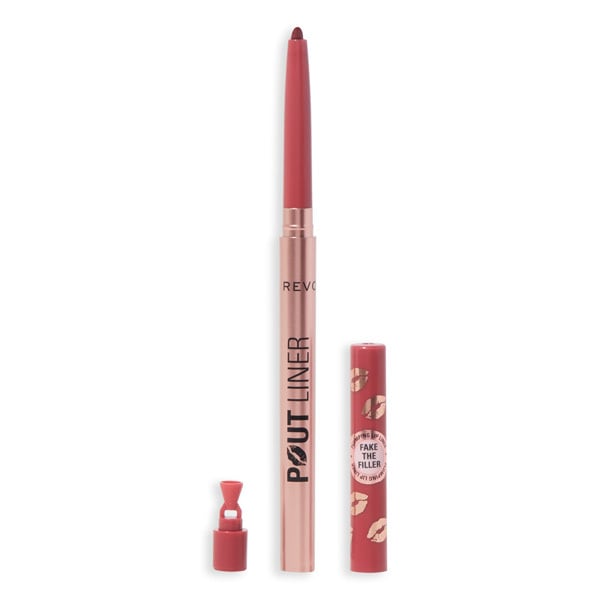 Revolution Pout Bomb Plumping Lip Liner Burnt Cherry Red