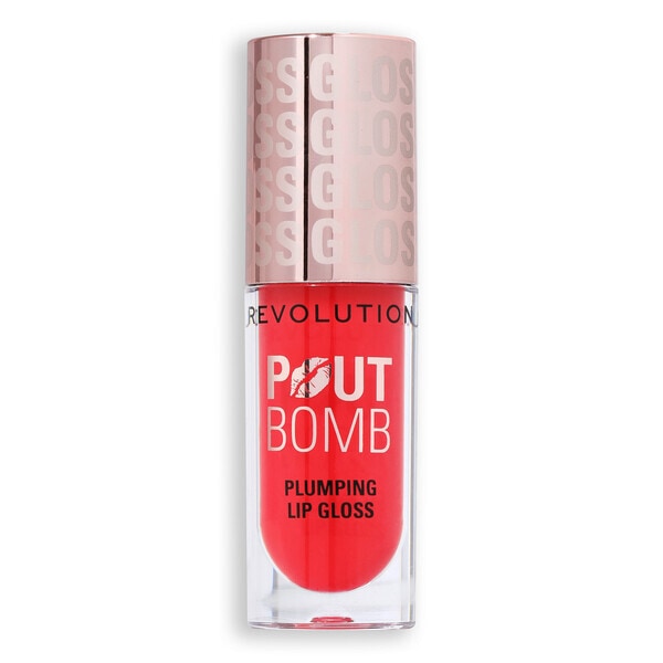 Revolution Pout Bomb Plumping Gloss Cherry Sheer Red