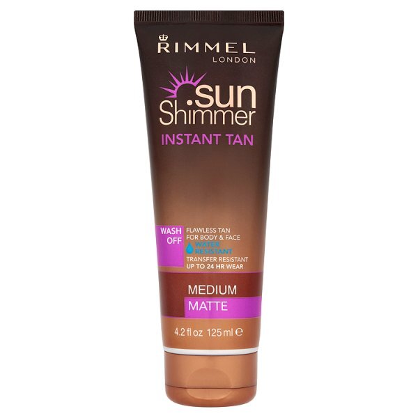 Rimmel Sunshimmer Water Resist Instant Tan Med Matte 125Ml
