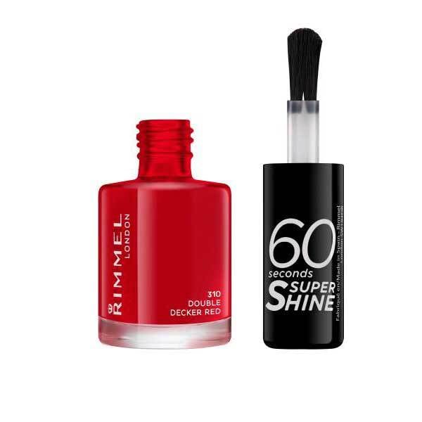 Rimmel Nail Polish 60 Second Double Decker Red 8Ml