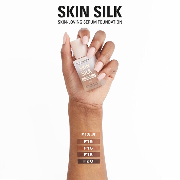 Revolution Skin Silk Serum Foundation F18