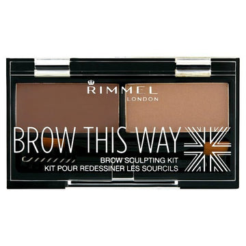 Rimmel Brow This Way Eyebrow Sculpting Kit 002 Medium Brown