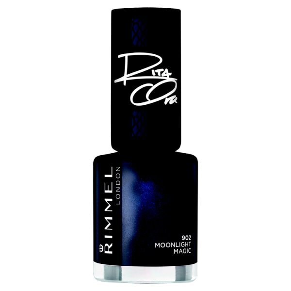 Rimmel 60 Secs Rita Sob Nail Polish 902 Black Blue