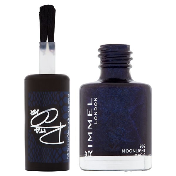 Rimmel 60 Secs Rita Sob Nail Polish 902 Black Blue