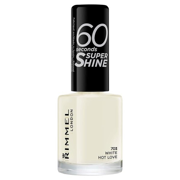 Rimmel Nail Polish 60 Second White Hot Love 8Ml