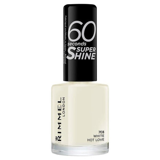 Rimmel Nail Polish 60 Second White Hot Love 8Ml