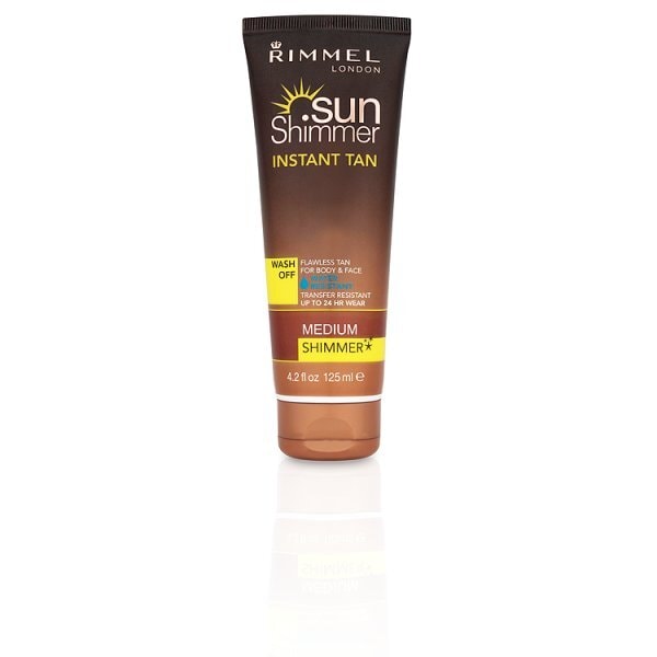 Rimmel Sunshimmer Water Resist Instant Tan Med Shimmer 125Ml
