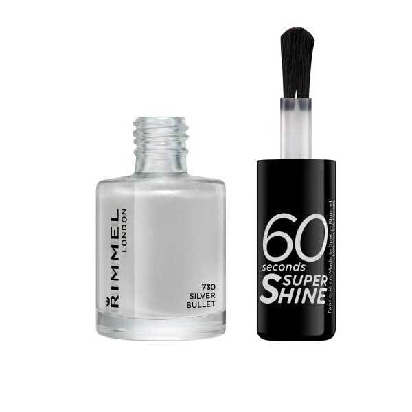 Rimmel Nail Polish 60 Second Silver Bullet 8Ml