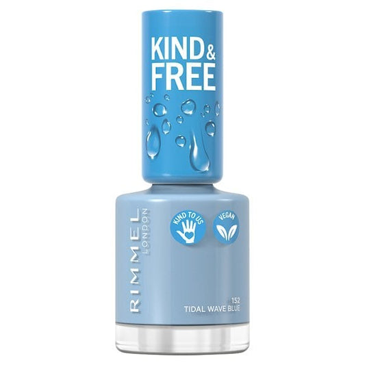 Rimmel Kind & Free Clean Nail Polish Tidal Wave Blue