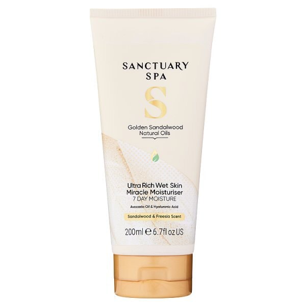 Sanctuary Spa Golden Sandalwood Wet Skin Moisturiser 200Ml