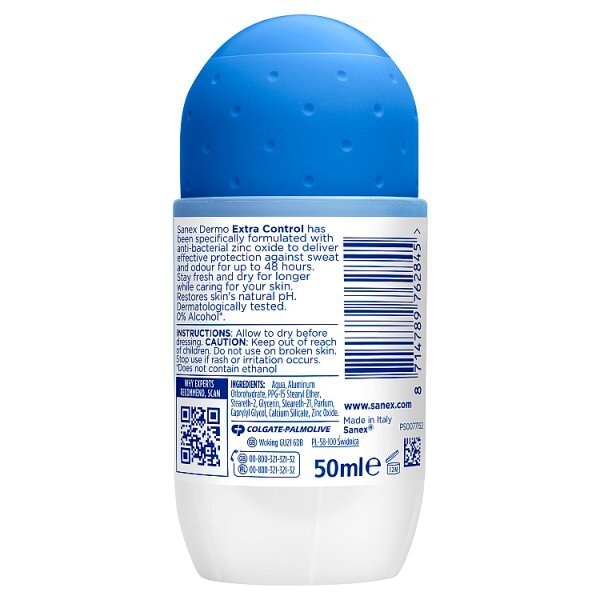 Sanex Extra Dry Anti-Perspirant Roll On 50Ml