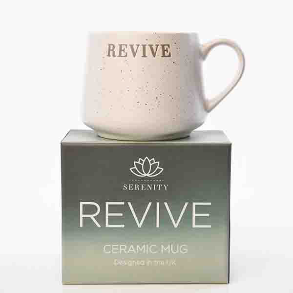 Serenity De-Bossed Mug "Revive