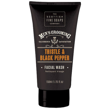 Scottish Fine Soaps Men'S Thistle & Black Pepper Face Wash