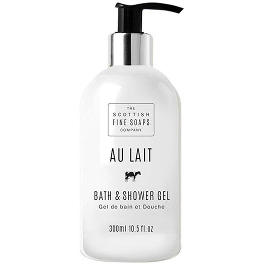 Scottish Fine Soaps Au Lait Bath And Shower Gel 300Ml