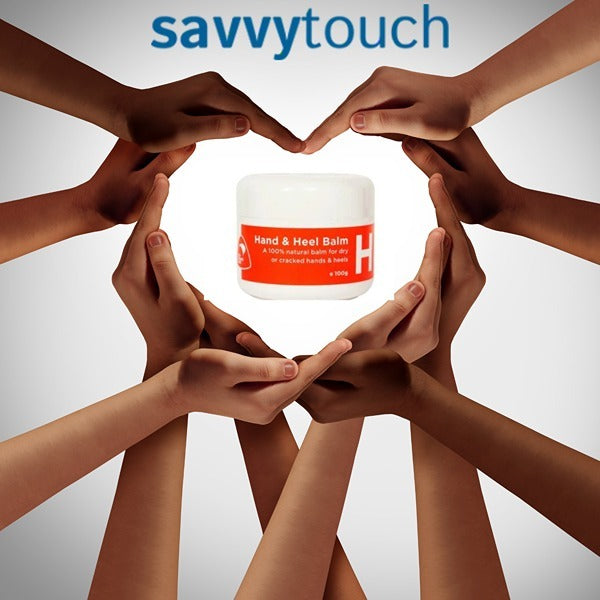 Savvy Touch Hand And Heel Balm For Dry And Cracked Skin 100G