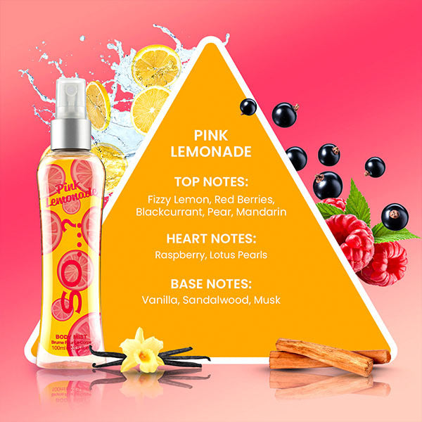 So...? Pink Lemonade Body Mist 100Ml