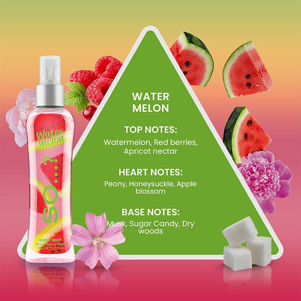 So? Watermelon Body Mist 100Ml