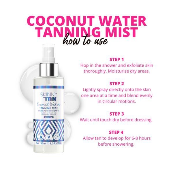 Skinny Tan Coconut Tanning Mist 150Ml