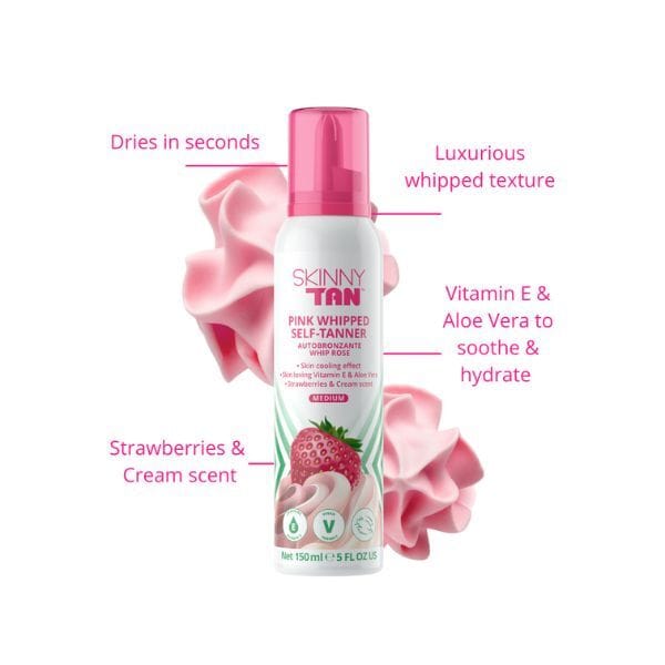 Skinny Tan Strawberry Sundae Gradual Tanning Whip 150Ml
