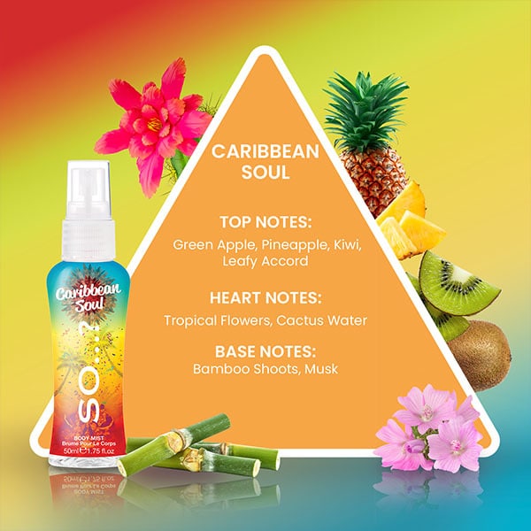 So? Caribbean Soul Body Mist 50Ml