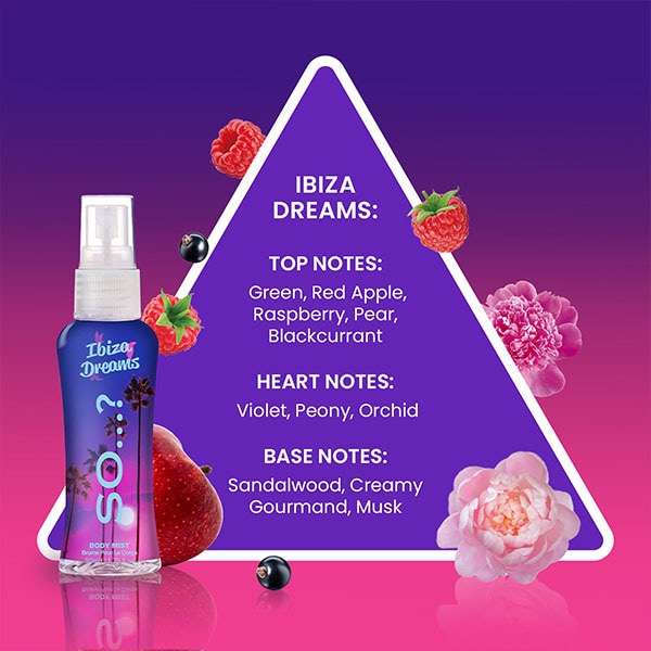 So? Ibiza Dreams Body Mist 50Ml