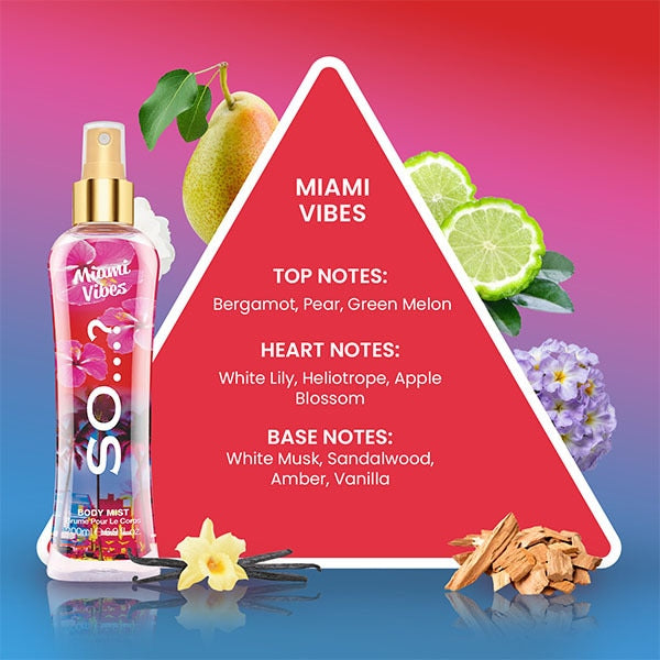 So...? Miami Vibes Body Mist 200Ml