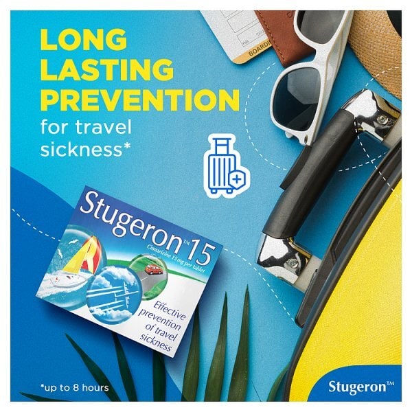 Stugeron Cinnarizine 15Mg Tablets 15S