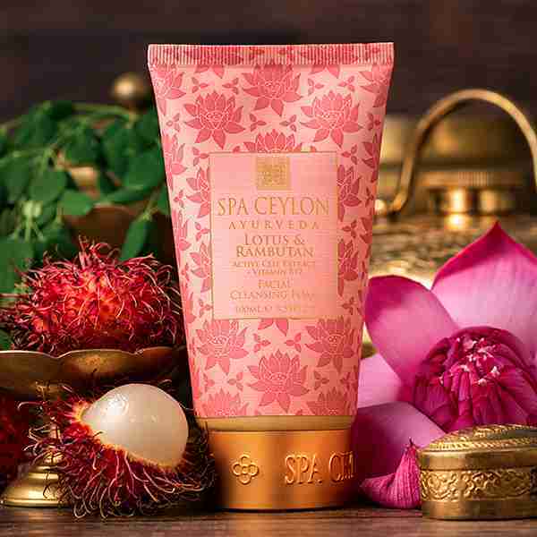 Spa Ceylon Lotus & Rambutan - Facial Cleansing Foam-100Ml