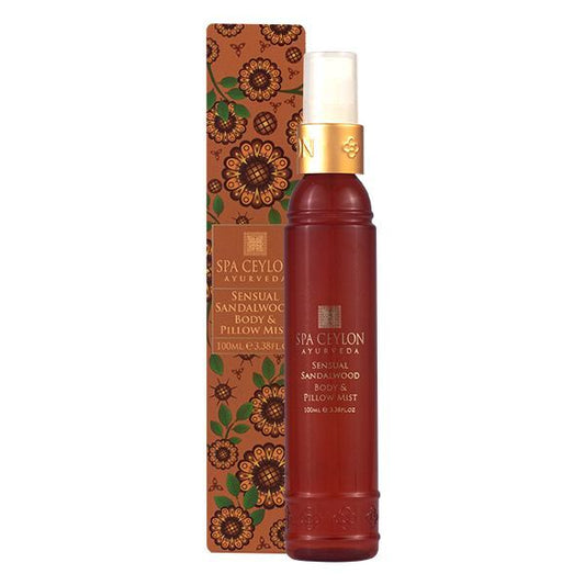 Spa Ceylon Sensual Sandalwood - Body & Pillow Mist -100Ml