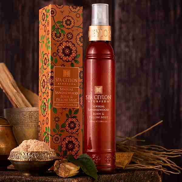 Spa Ceylon Sensual Sandalwood - Body & Pillow Mist -100Ml