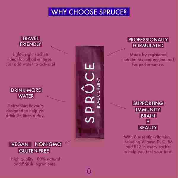 Spruce Black Cherry Water Enhancers (36 Serves)