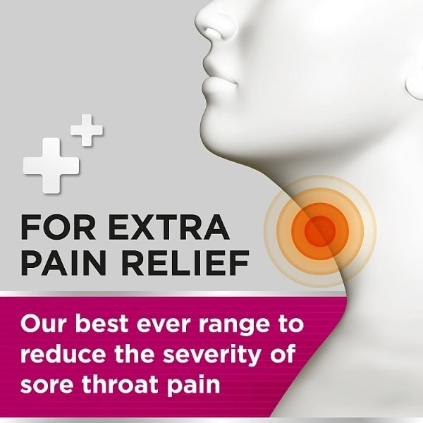 Strepsils Extra Cherry Throat & Pain Relief Lozenges 24S