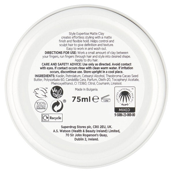 Style Expertise Clay 75Ml