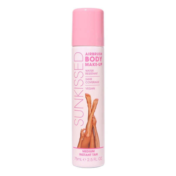 Sunkissed Airbrush Body Make-Up 75Ml - Medium