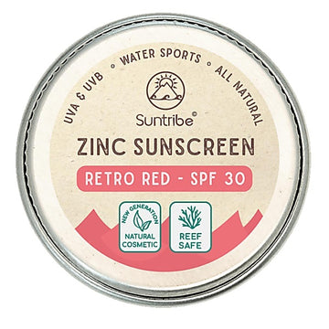 Suntribe Face & Sport Mineral Sunscreen Retro Red Spf 30 10G