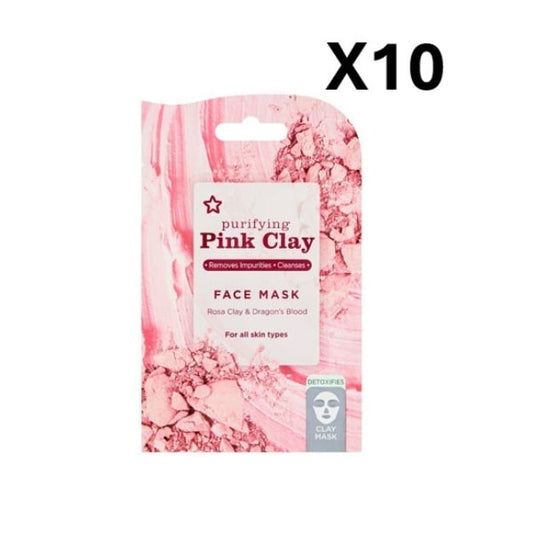 Pink Clay Face Mask X10 Bundle
