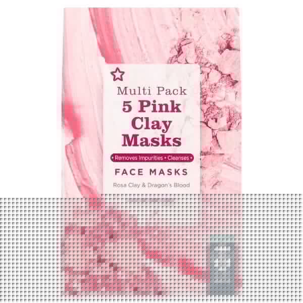 Pink Clay Face Mask 15Ml 5 Pack