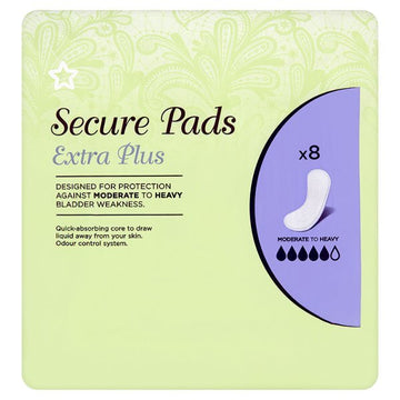 Extra Plus Incontinence Pads X8