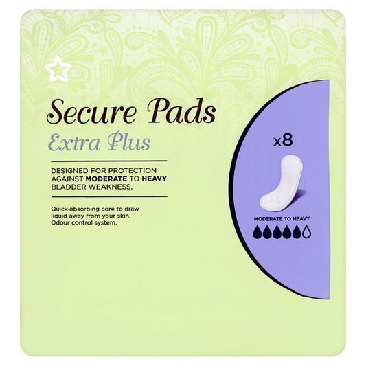 Extra Plus Incontinence Pads X8