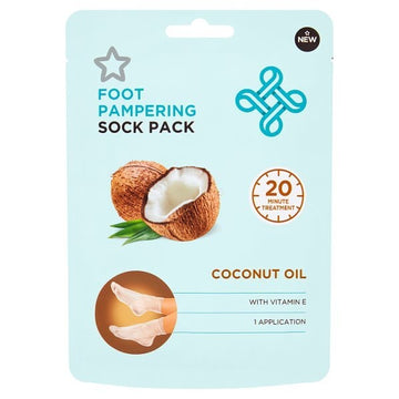 Coconut Oil Pampering Foot Mask With Foot Socks