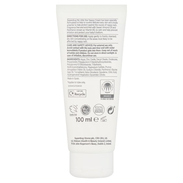 My Little Star Vegan Nappy Cream 150Ml